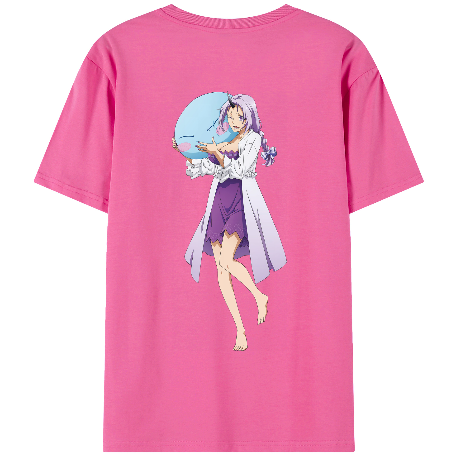 （画像用） 転スラ Regarding Reincarnated to Slime レディース半袖Tシャツ(バックプリント)